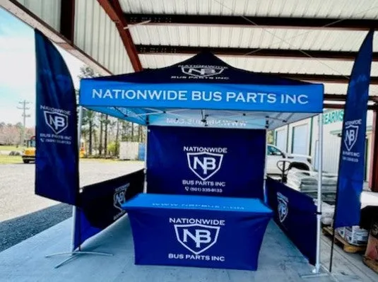 8' Custom Printed Spandex Fitted Table Cover - All Over Print
