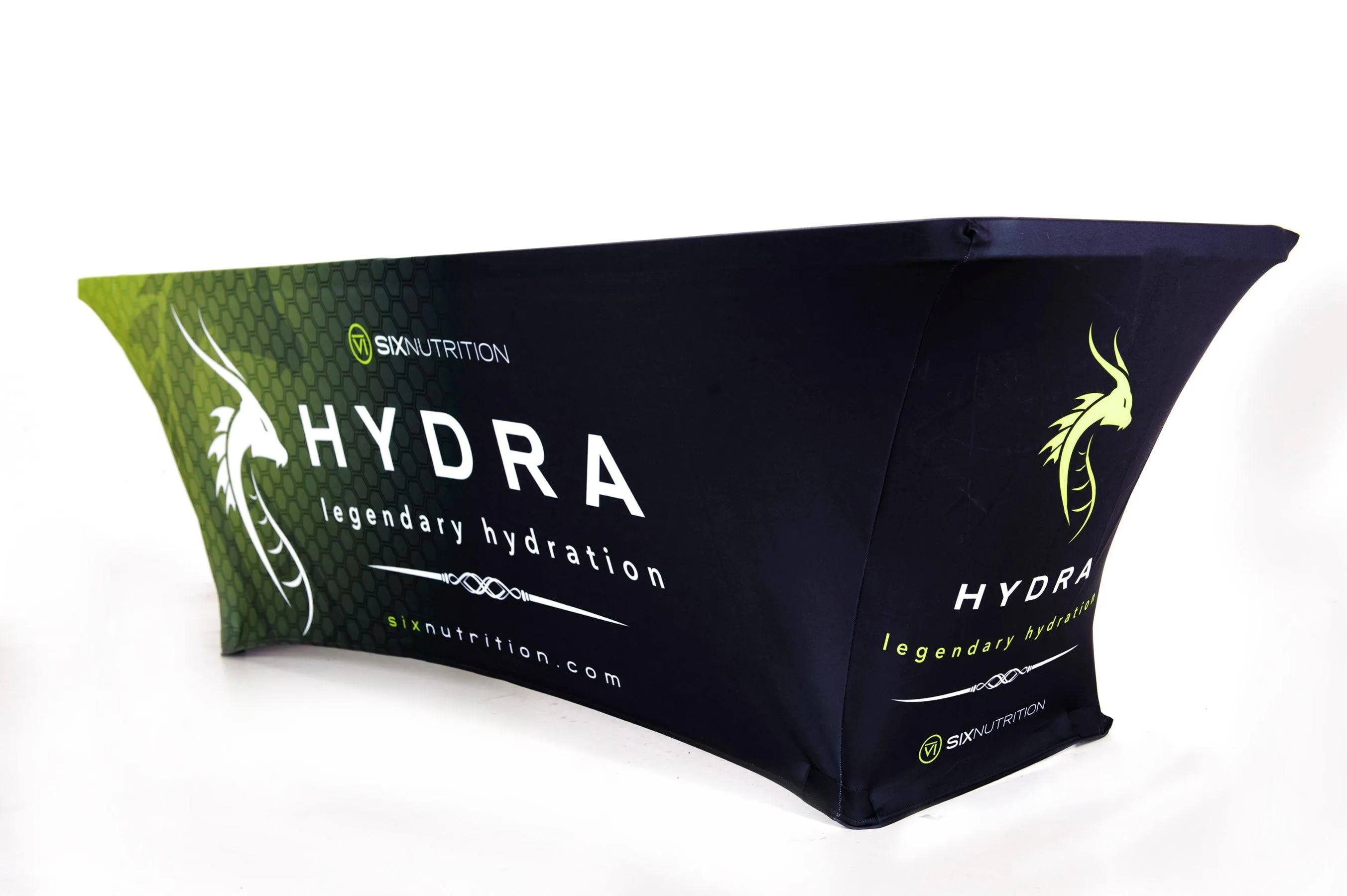 8' Custom Printed Spandex Fitted Table Cover - All Over Print
