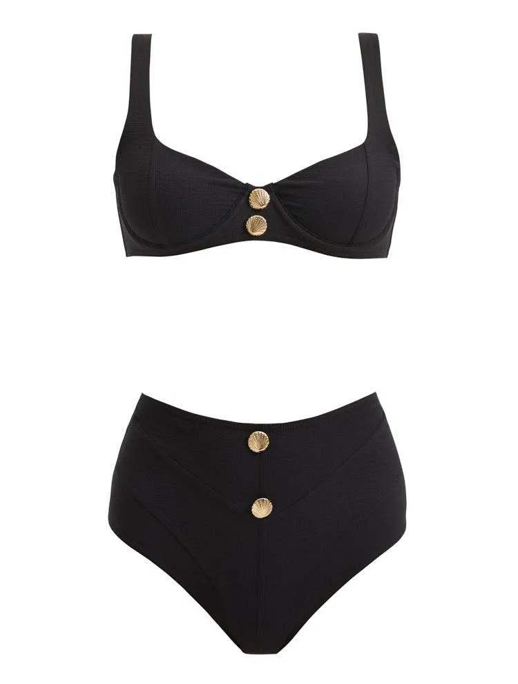 Adva Black Bikini Set