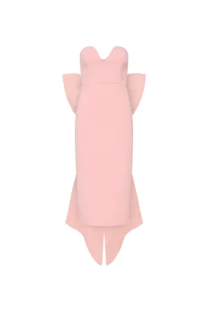 Annabelle Strapless Midi Dress