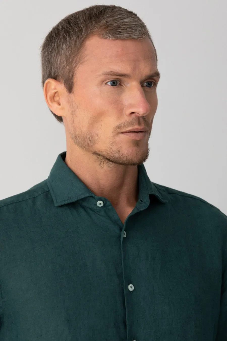 basic linen shirt rosin