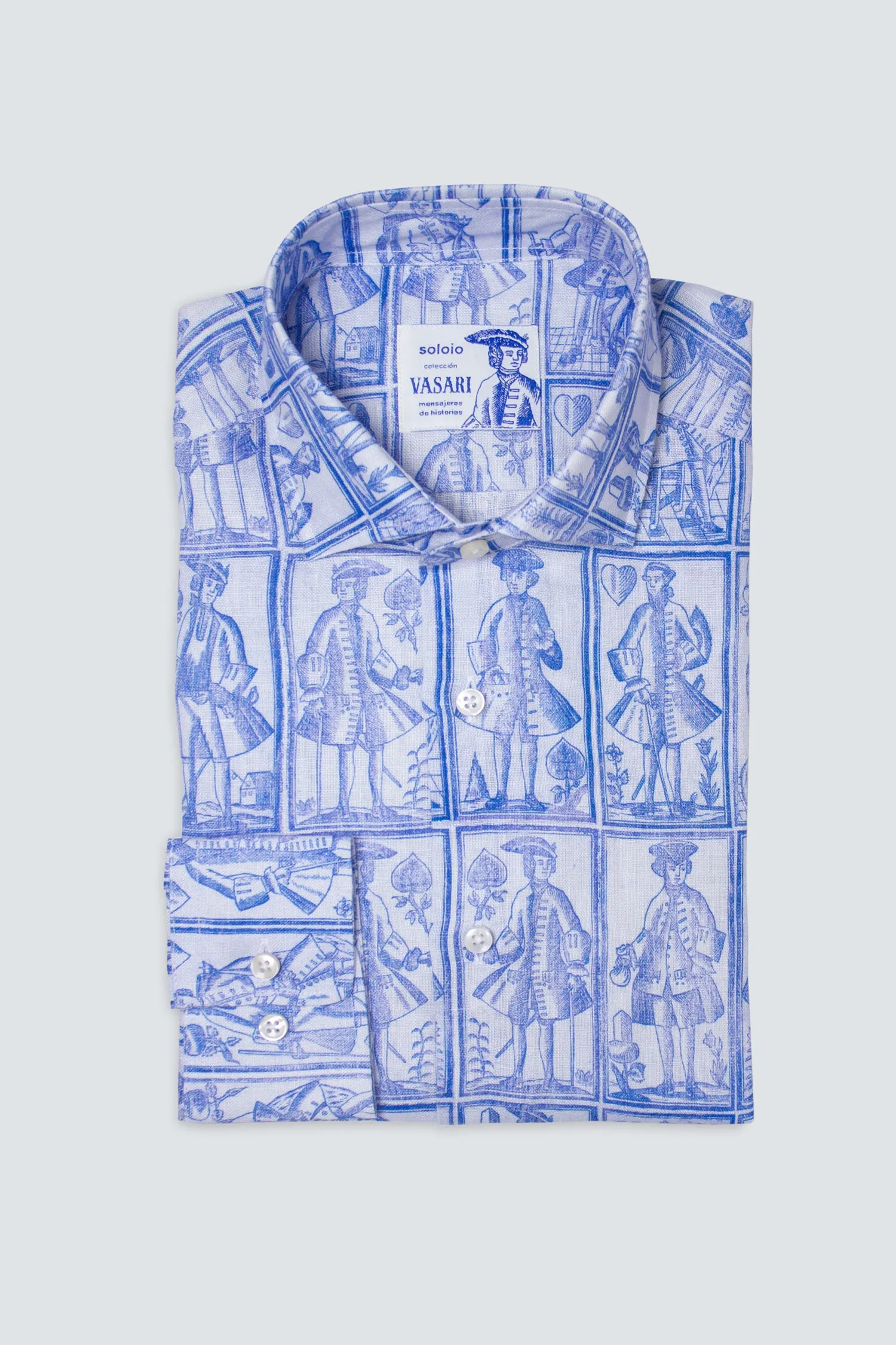 blue cards shirt