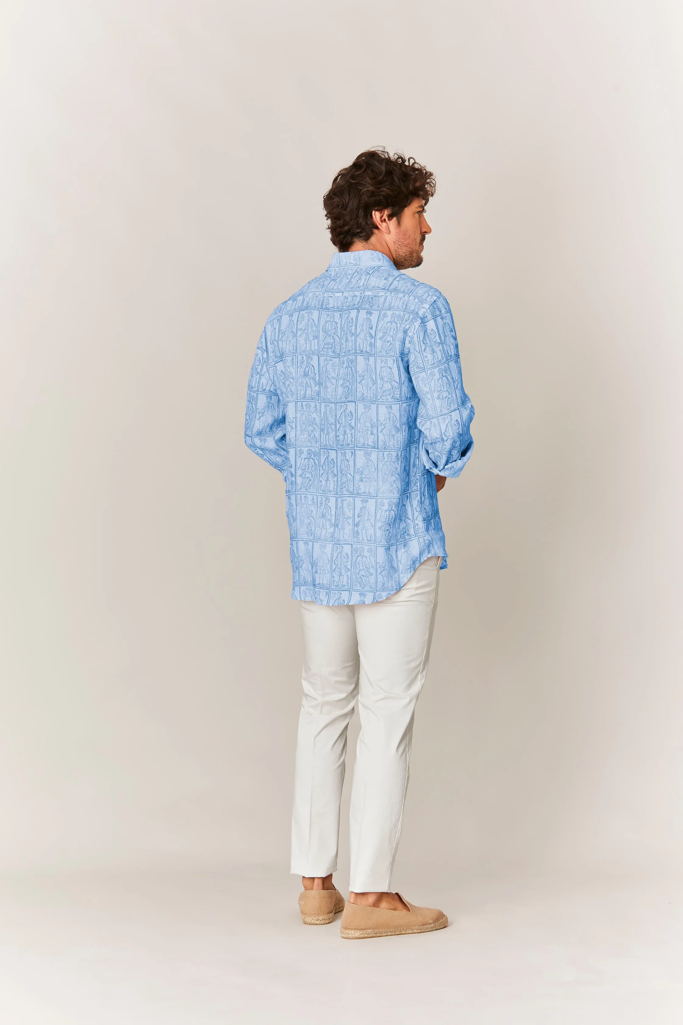 blue cards shirt