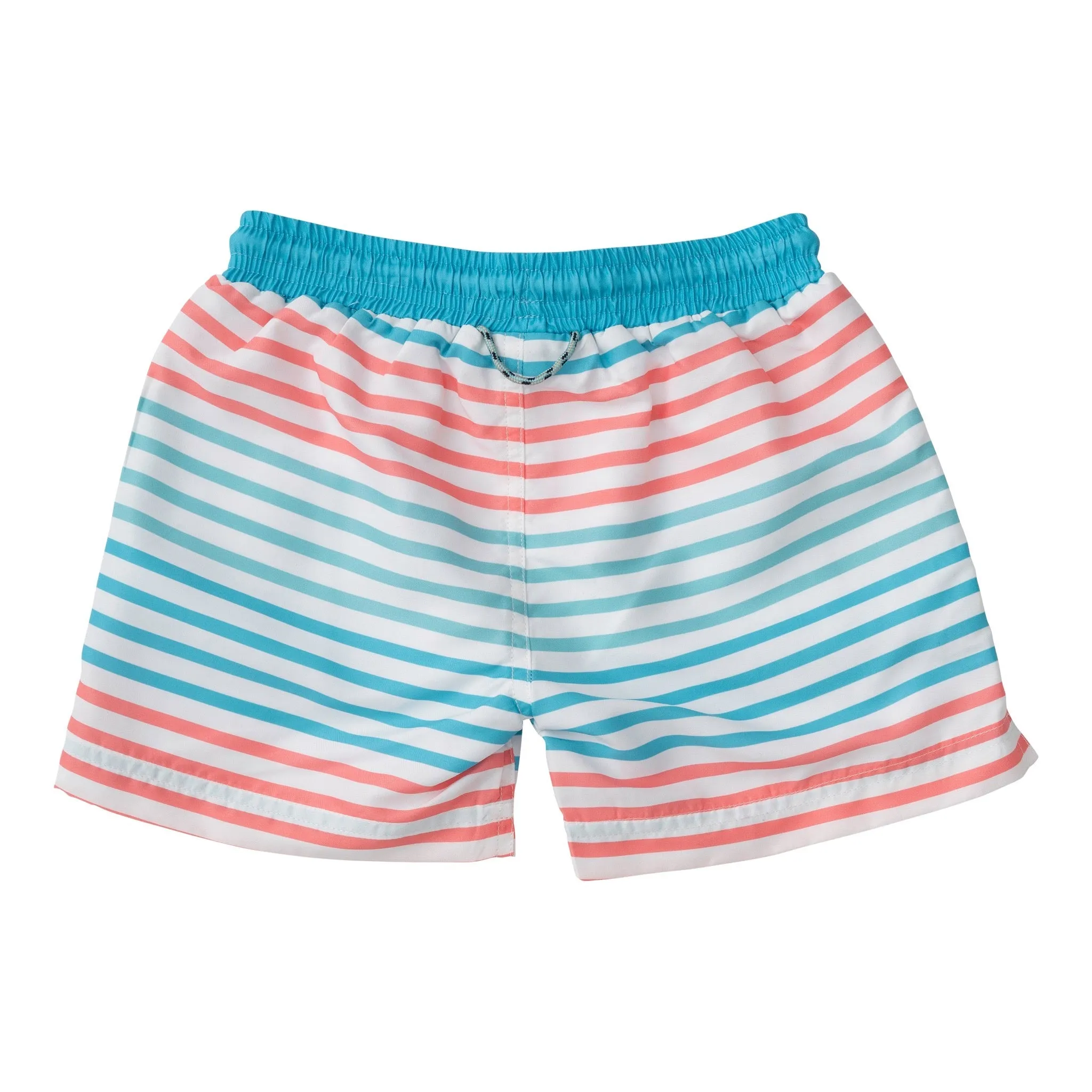 Boogie Board Swim Trunk in Scuba Blue Multi-Color Stripe