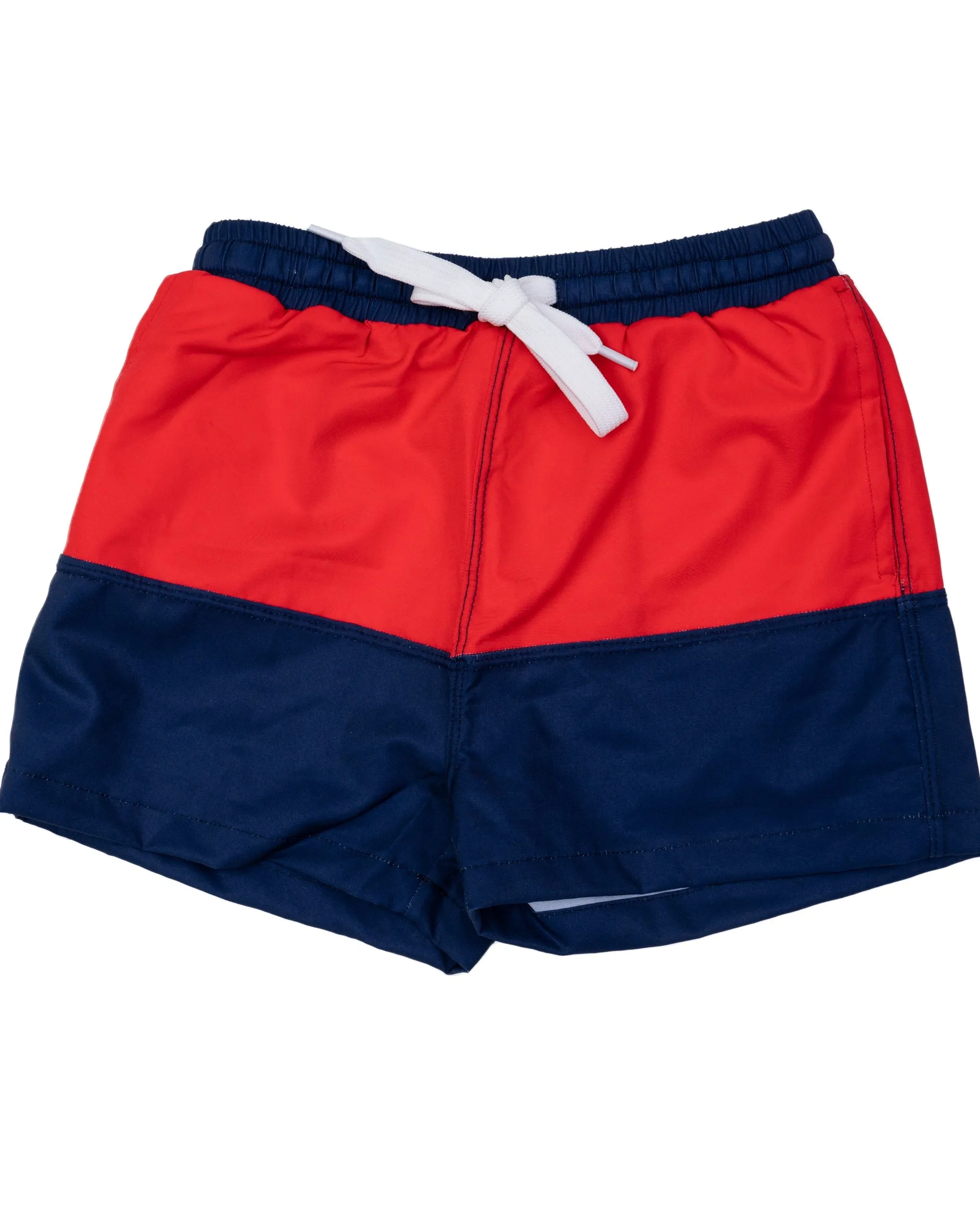 Boys Red & Navy Trunks UPF50