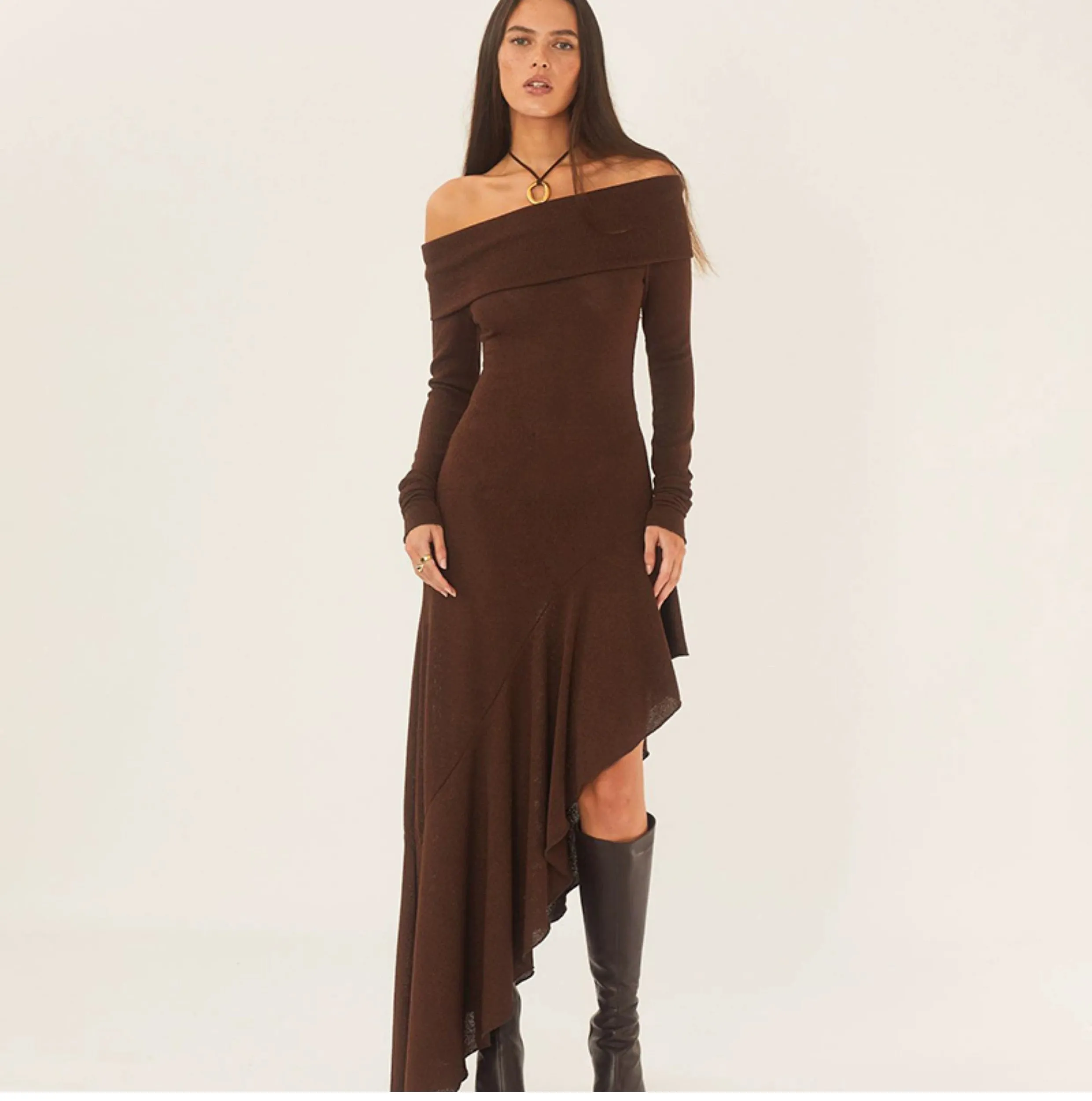 Camilia Off-Shoulder Midi Dress