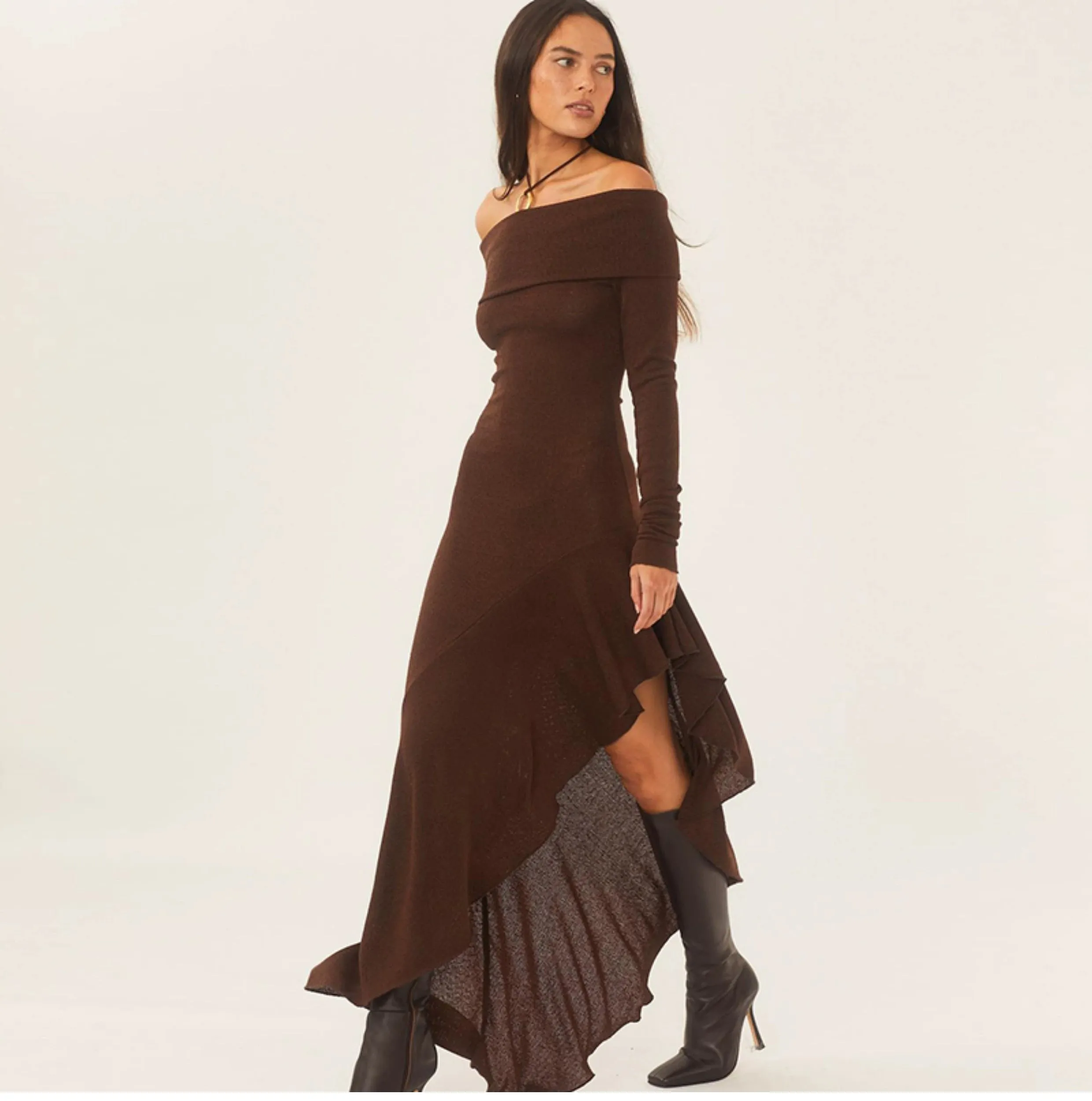 Camilia Off-Shoulder Midi Dress