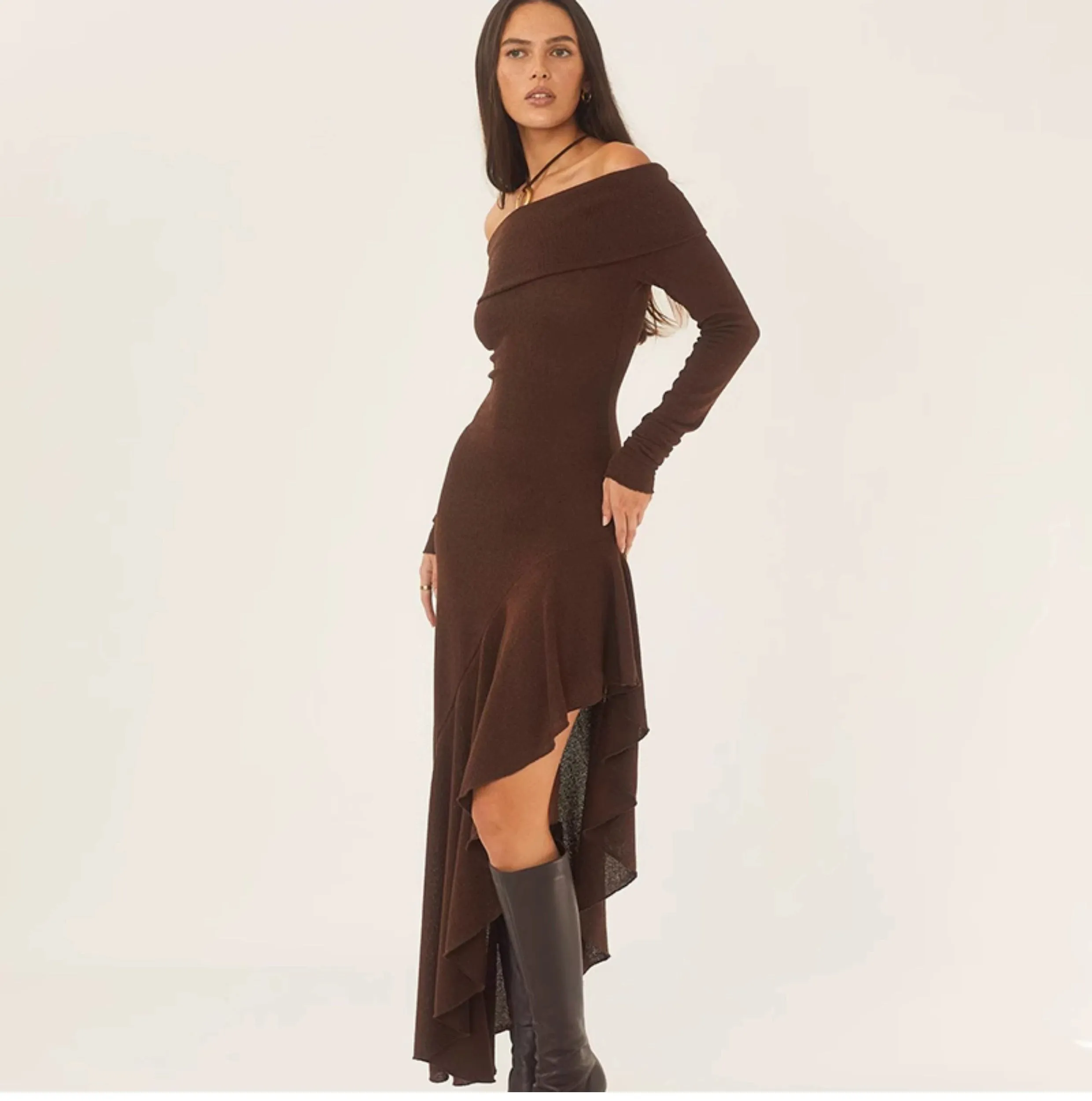 Camilia Off-Shoulder Midi Dress
