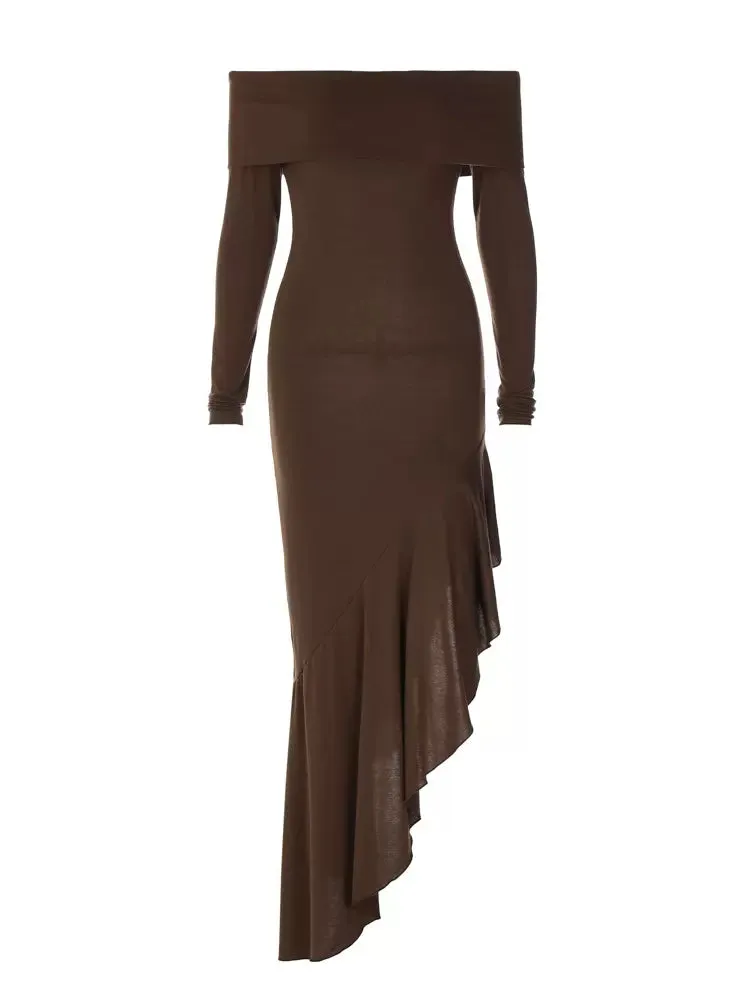 Camilia Off-Shoulder Midi Dress