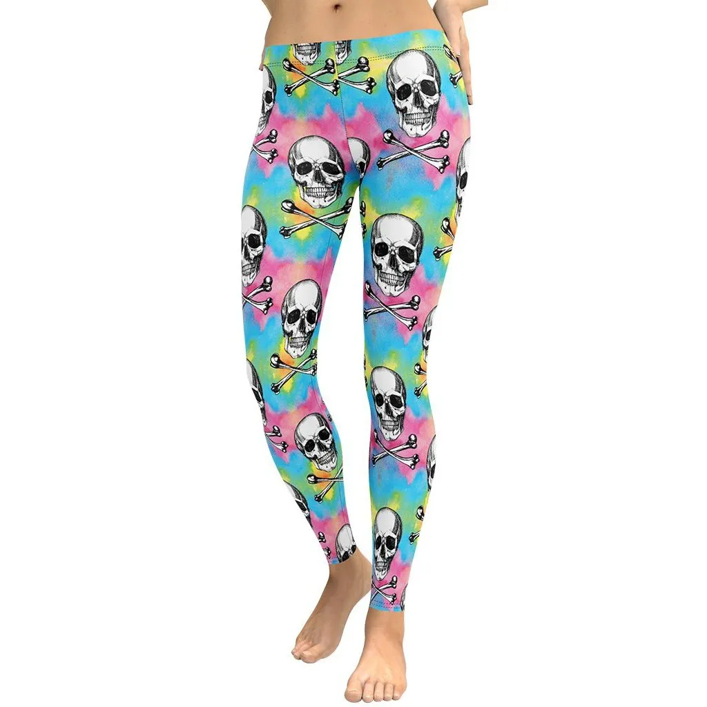 Candy Cotton Skull Leggings