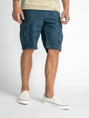 Checked cargo shorts