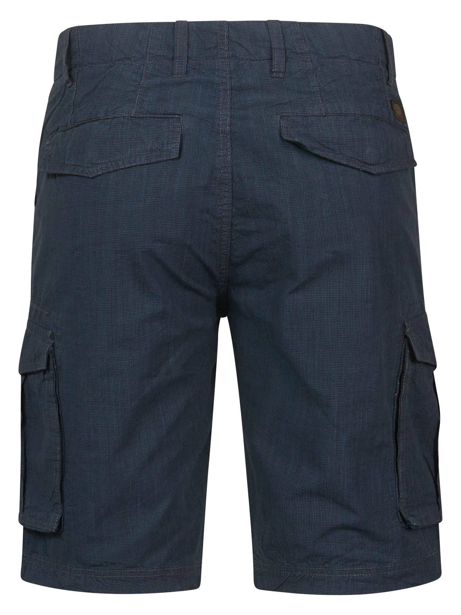 Checked cargo shorts