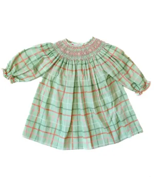 Christmas Plaid Smocked Helen Dress