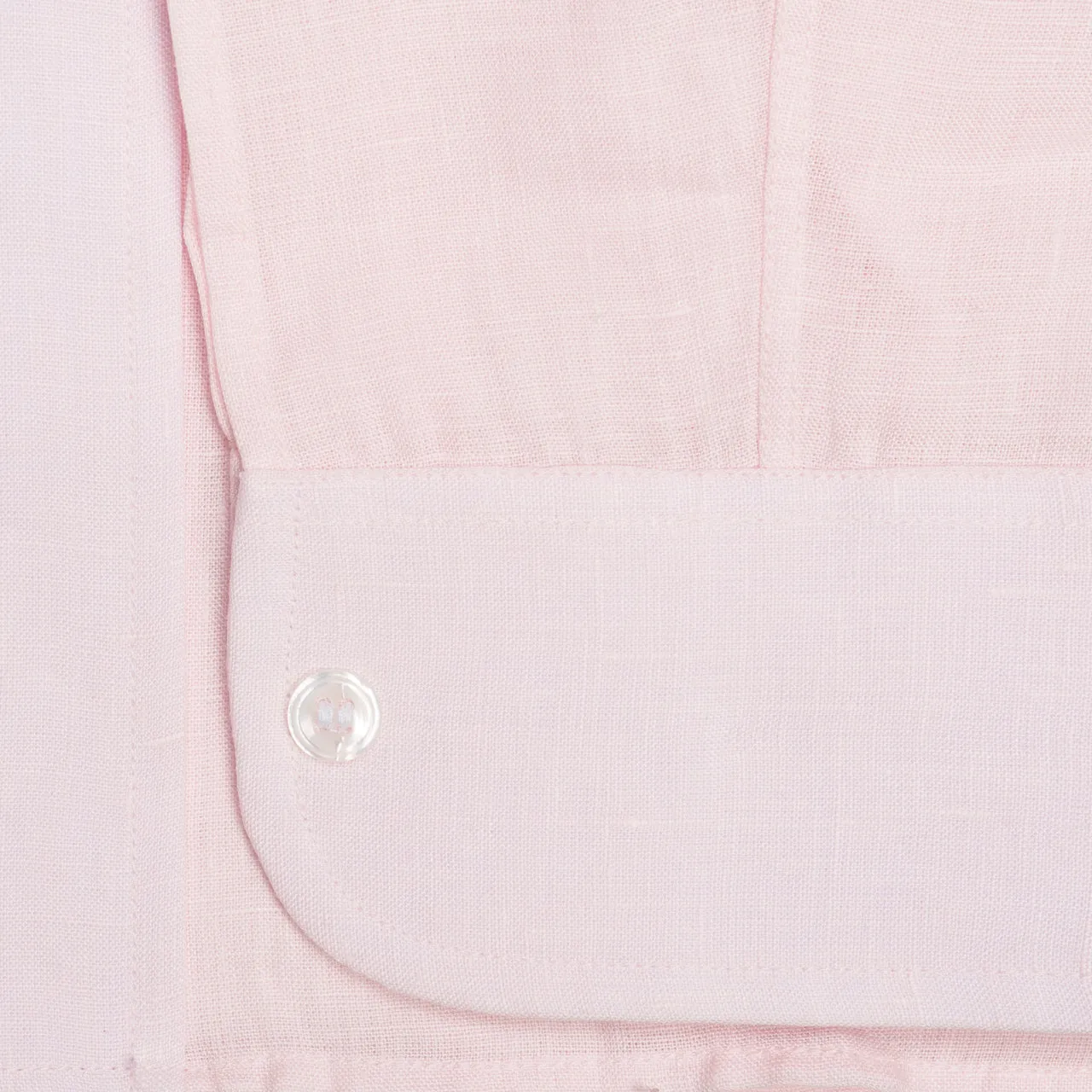 Classic Fit Linen Shirt in Pink