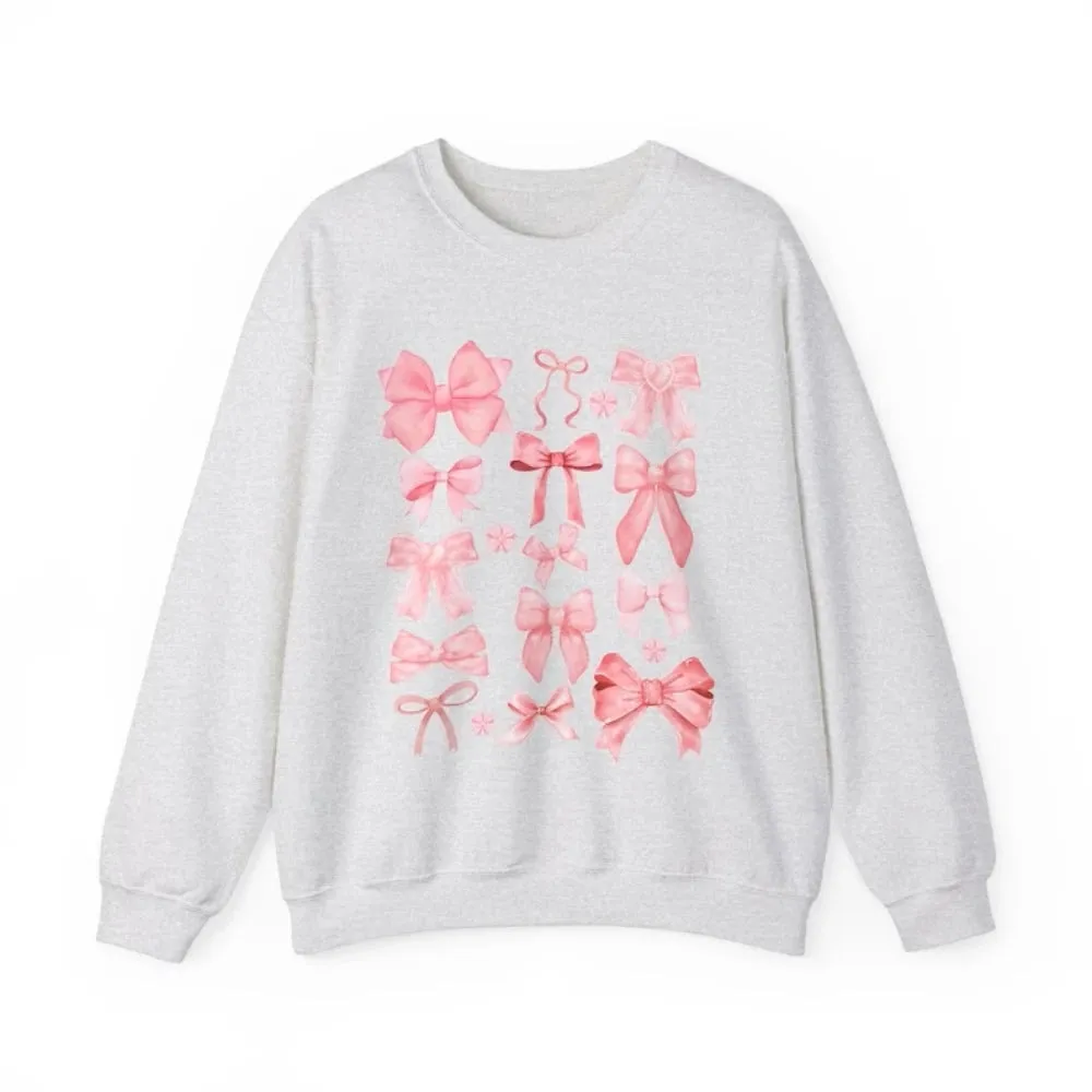 Coquette Pink Bow Sweatshirt