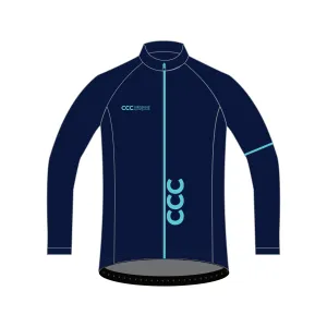 Custom Thermal Jacket - Collingwood Cycling Club Navy