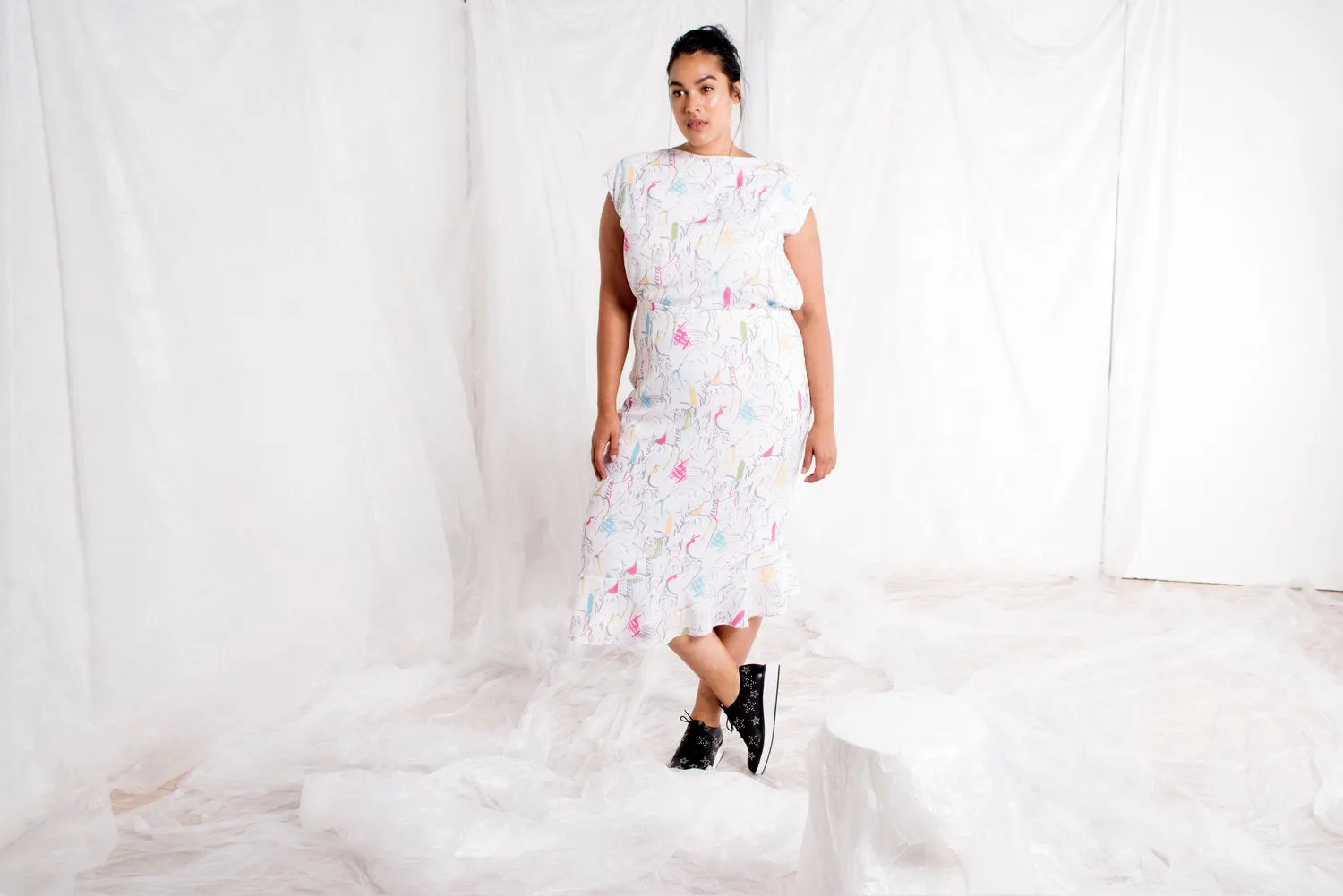 Custom Wedding Dress Print