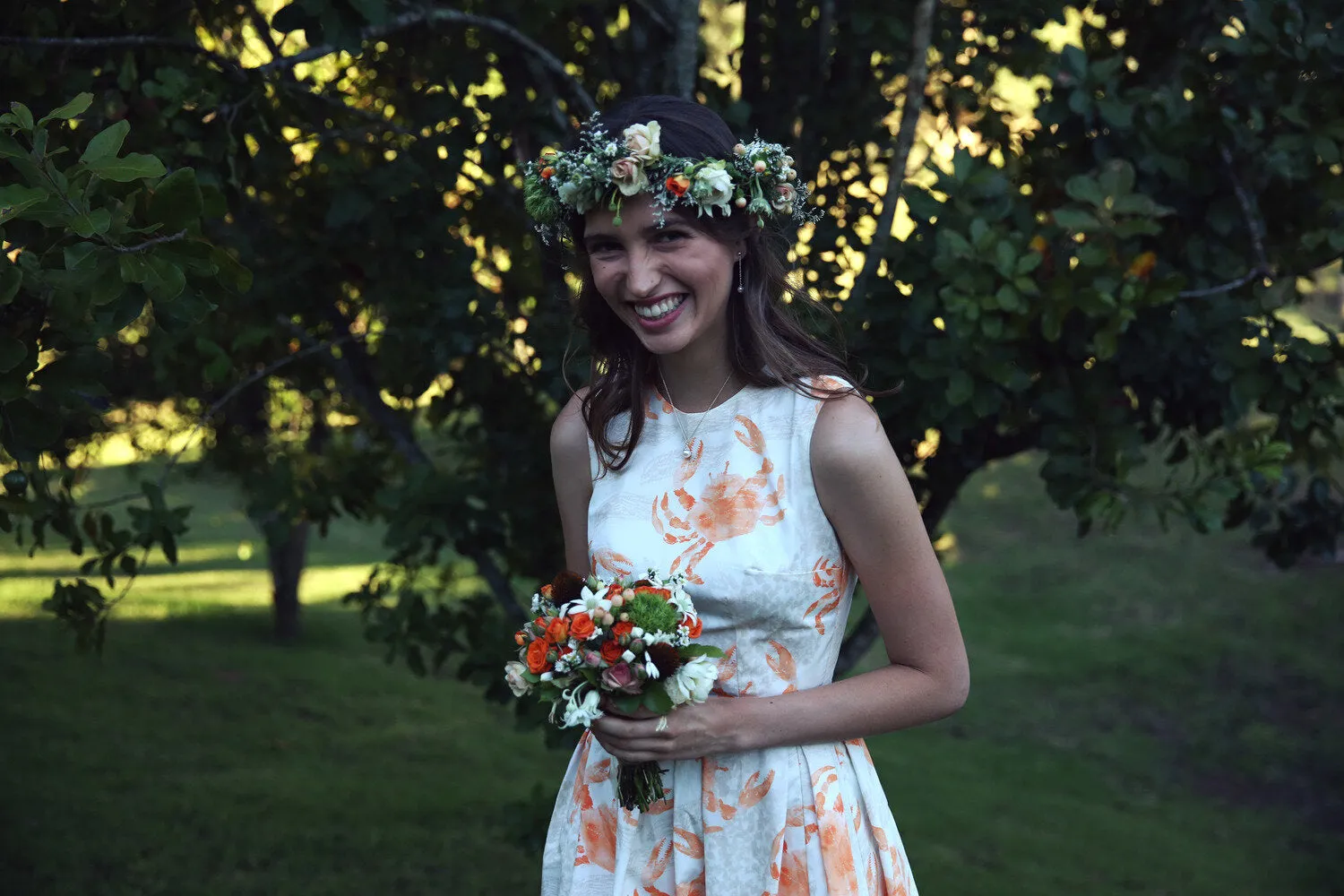 Custom Wedding Dress Print