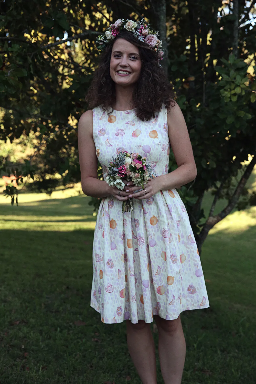 Custom Wedding Dress Print
