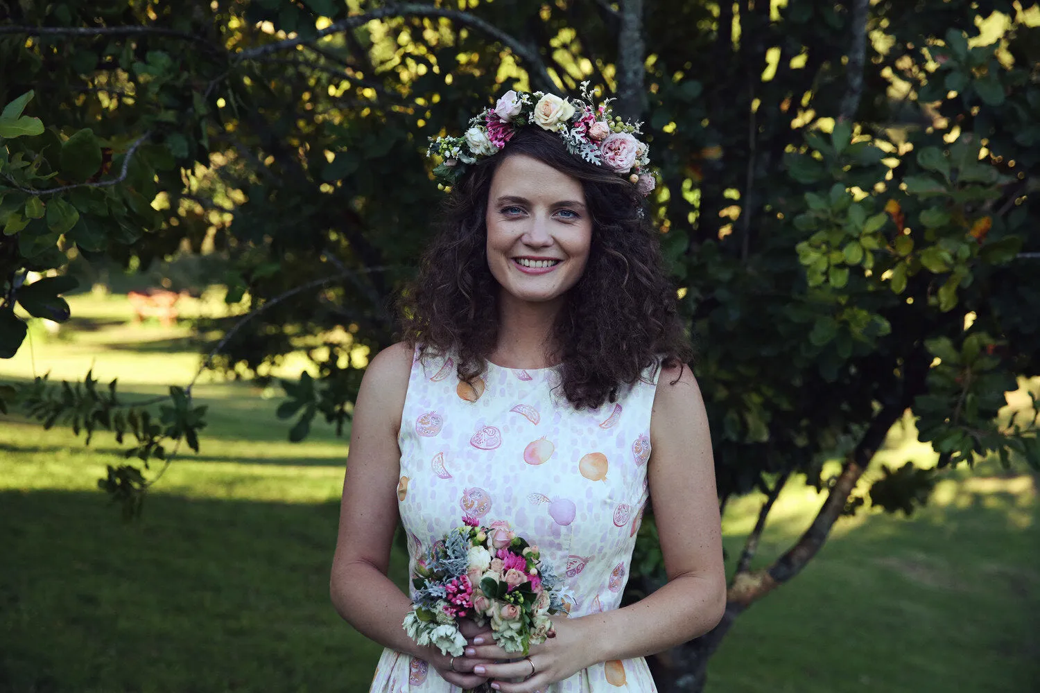 Custom Wedding Dress Print