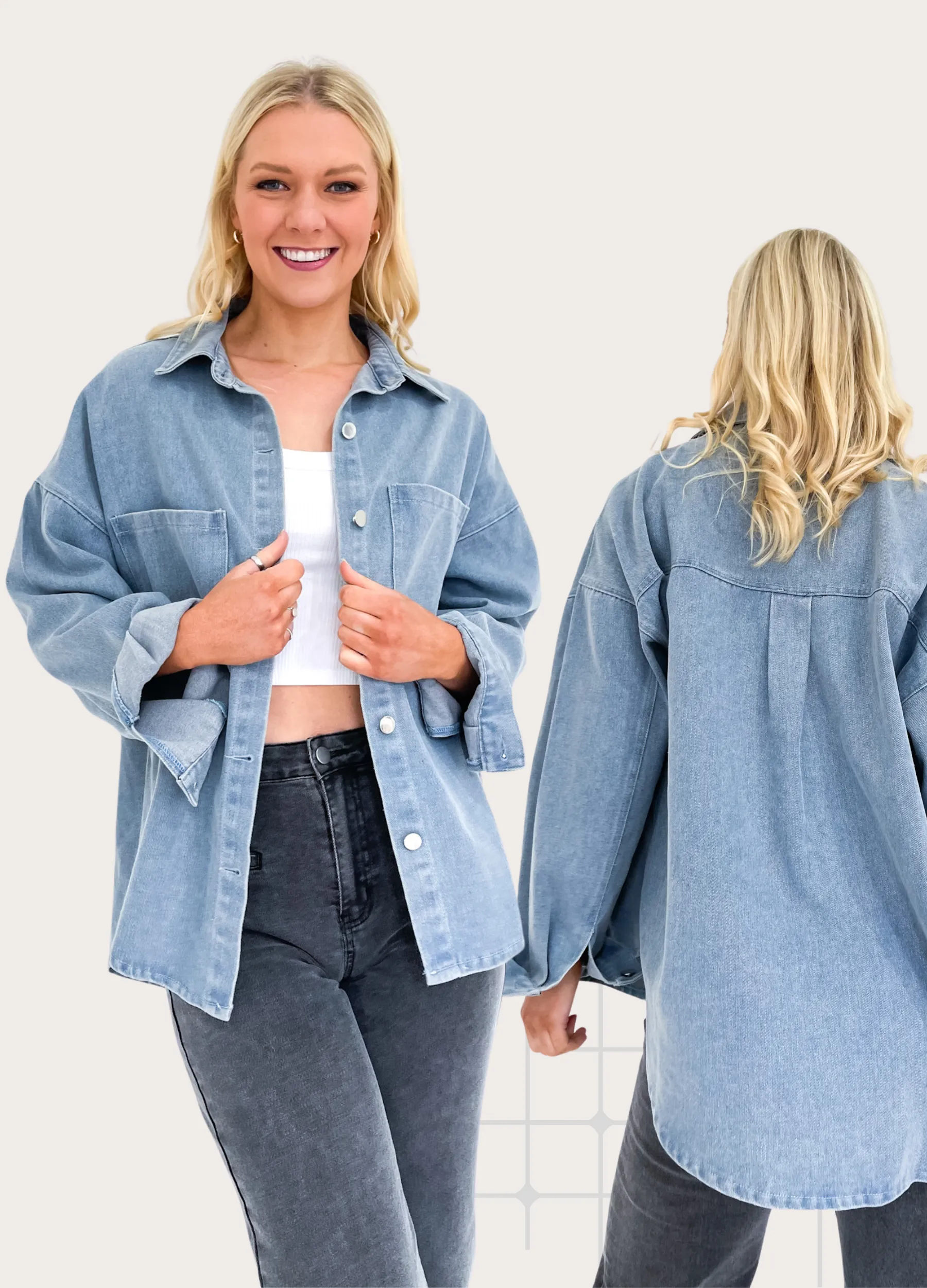 DENIM SHACKET