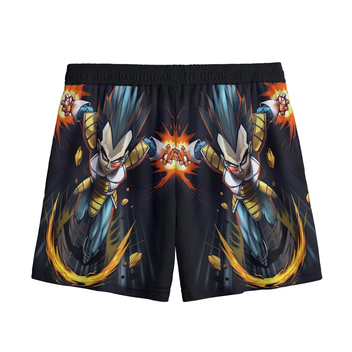 Dragon Ball Armored Vegeta Double Galick Cannon Dope Mesh Shorts