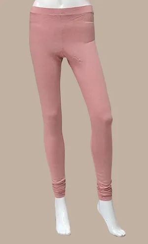 Dusty Mink Cotton Leggings