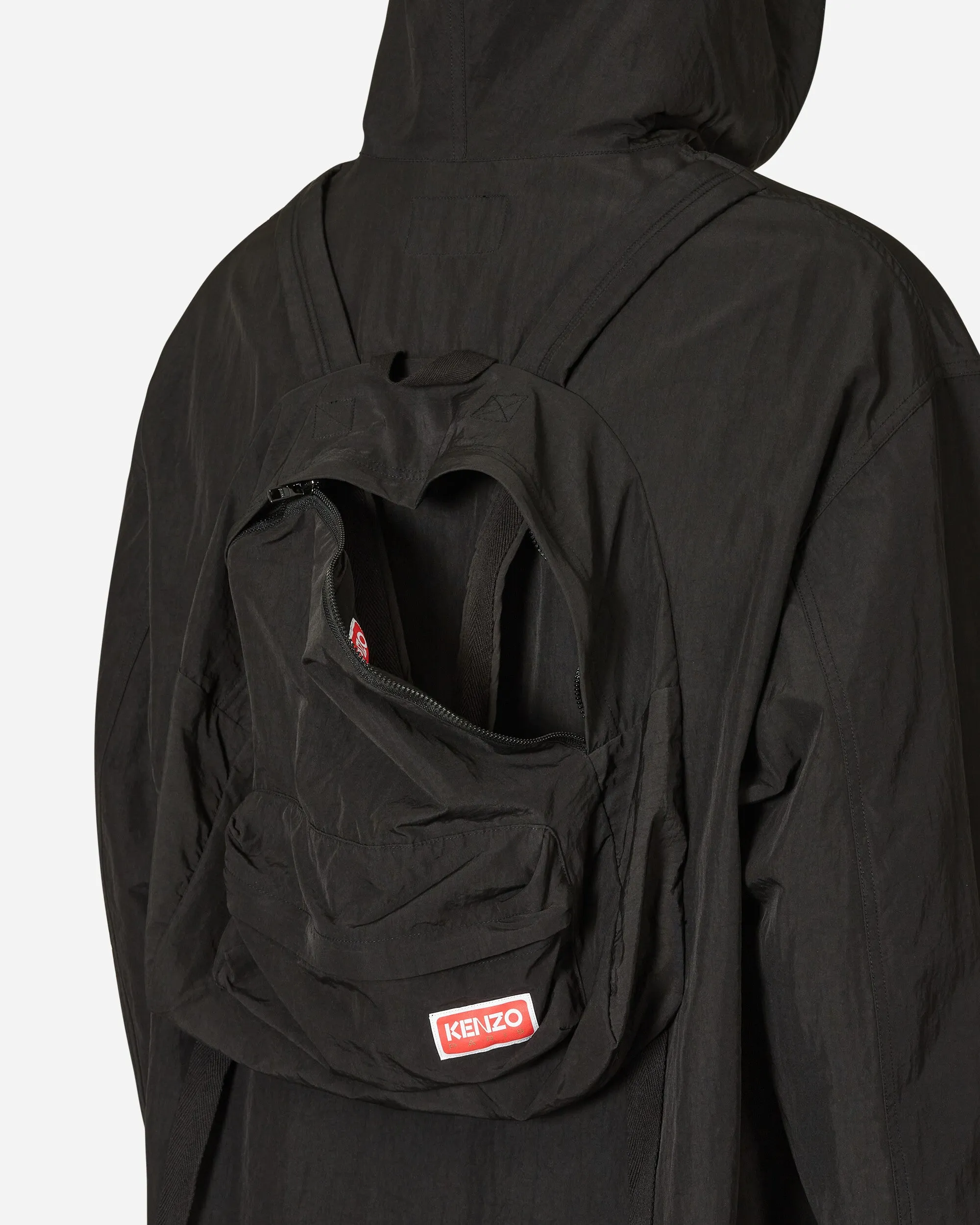 Elevated Packable Windbreaker Black