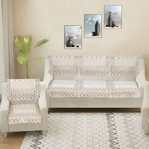 Emsy Sofa Cover (Off White) - Set Of Ten