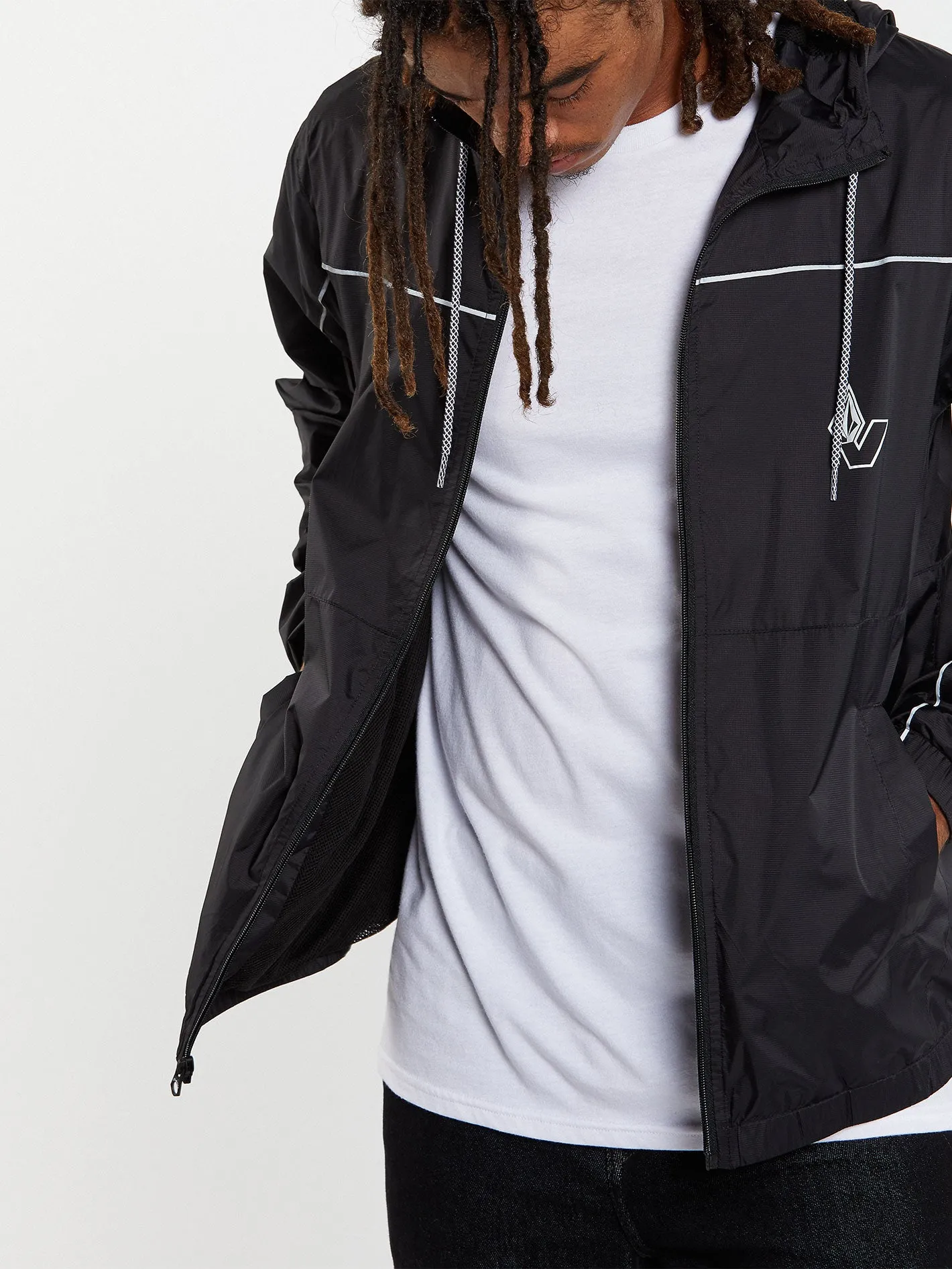 Ermont Windbreaker Jacket - Black