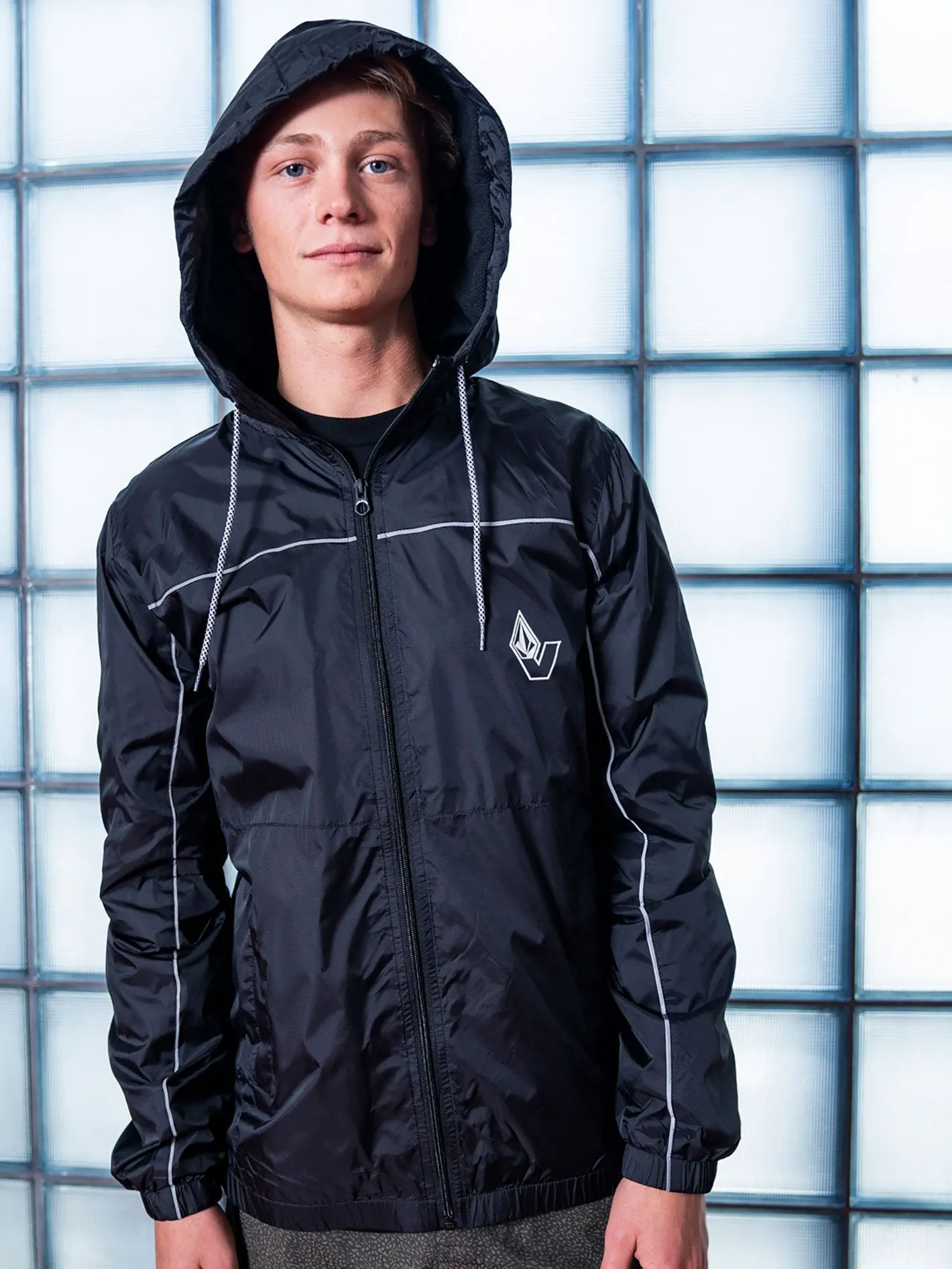 Ermont Windbreaker Jacket - Black