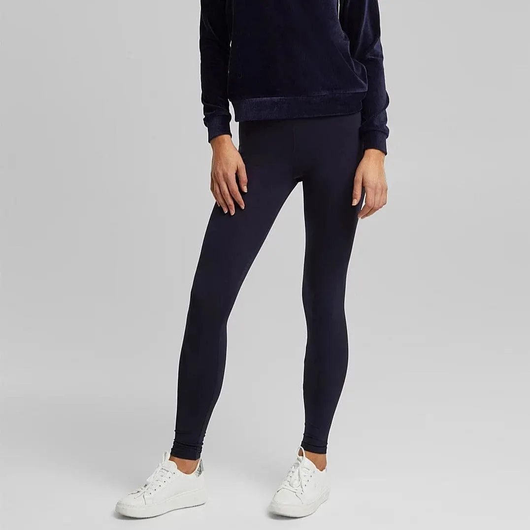 ESPRIT Organic Cotton Leggings Navy