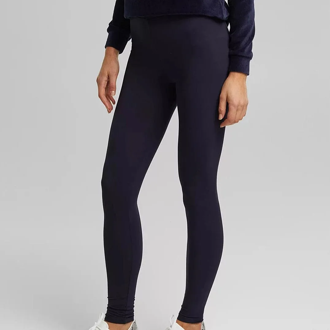 ESPRIT Organic Cotton Leggings Navy