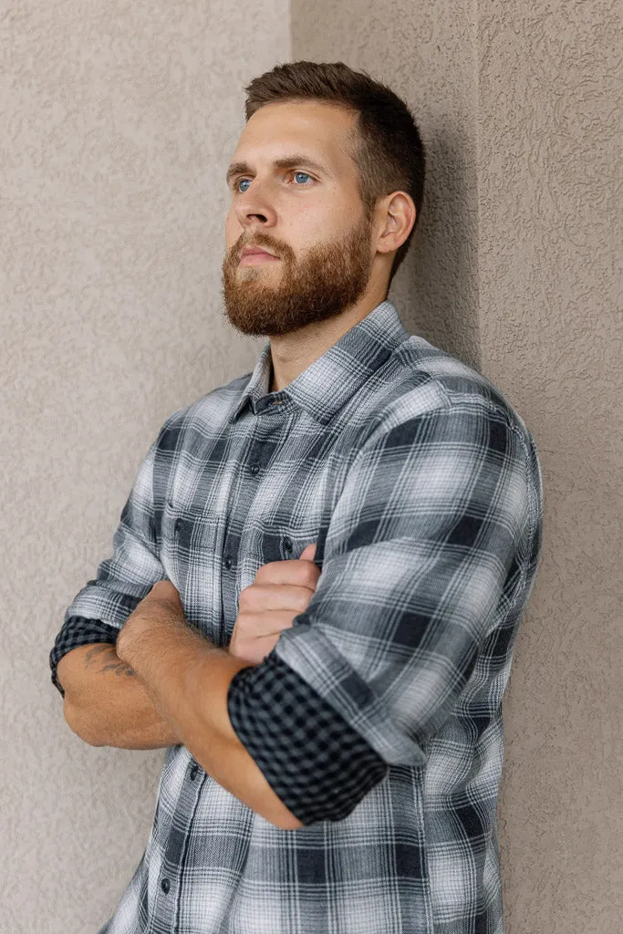 Faherty Malibu Shirt, Boss Shadow Plaid
