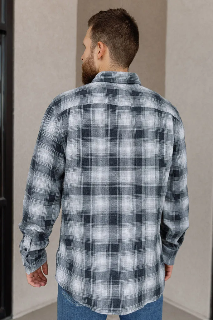 Faherty Malibu Shirt, Boss Shadow Plaid