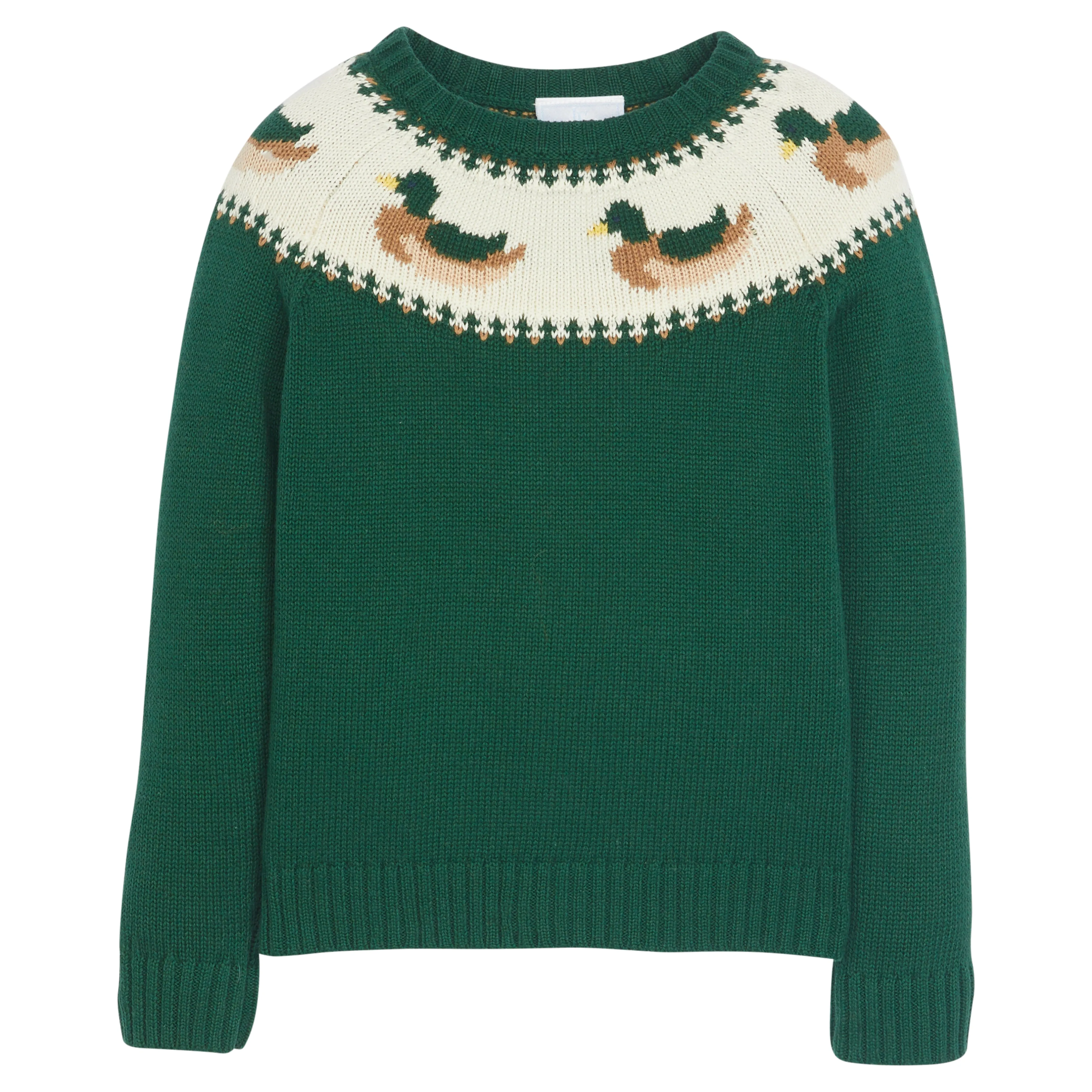 Fair Isle Sweater- Mallard