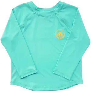 Feather 4 Arrow Bermuda Blue Rash Guard