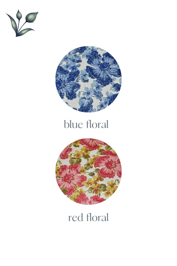 floral linen trapeze dress