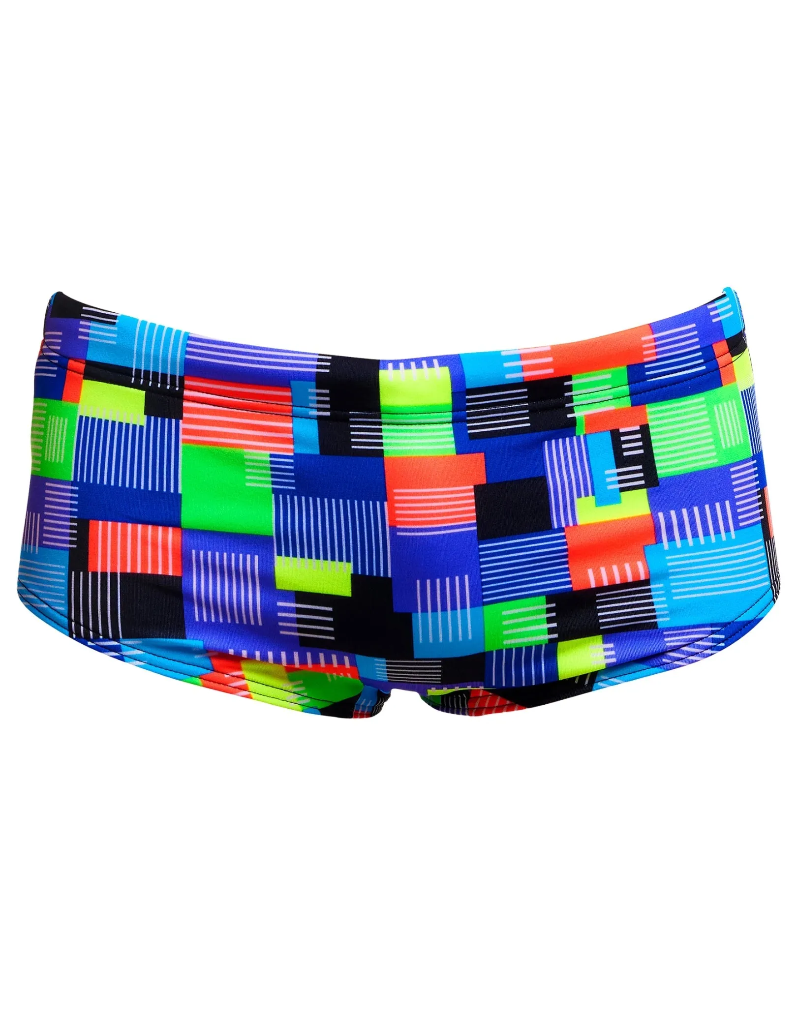 Funky Trunks Boys Chip Set Sidewinder Swim Trunks - Multi