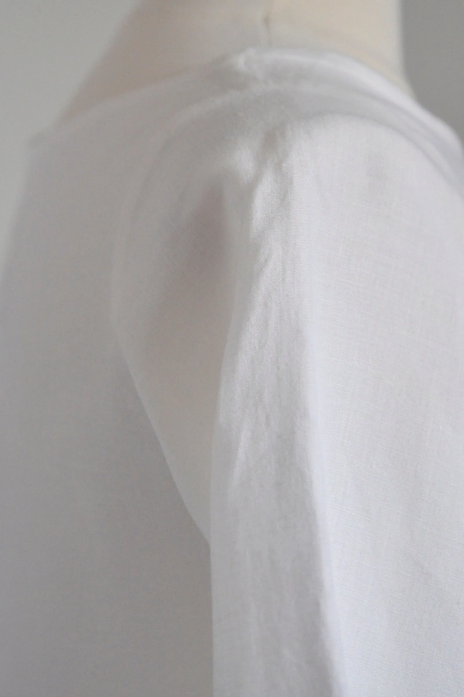 Garden Party Dress - ORGANIC White Linen.