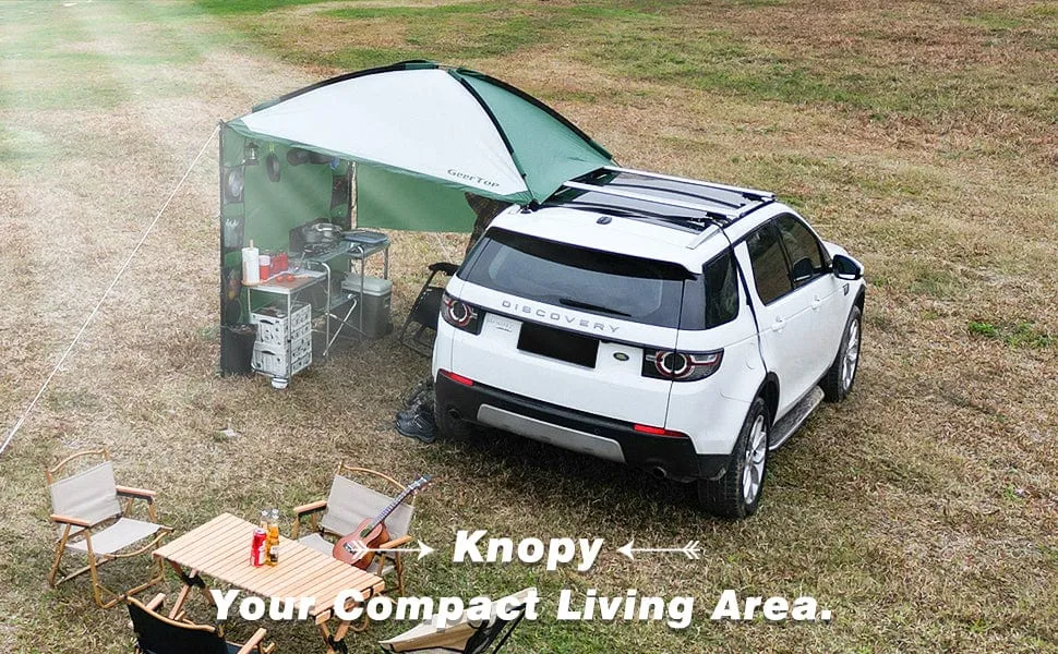 GeerTop Awning Canopy For Family Car Camping