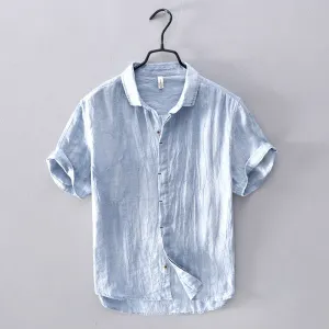 Graham Short Sleeve Linen Shirt