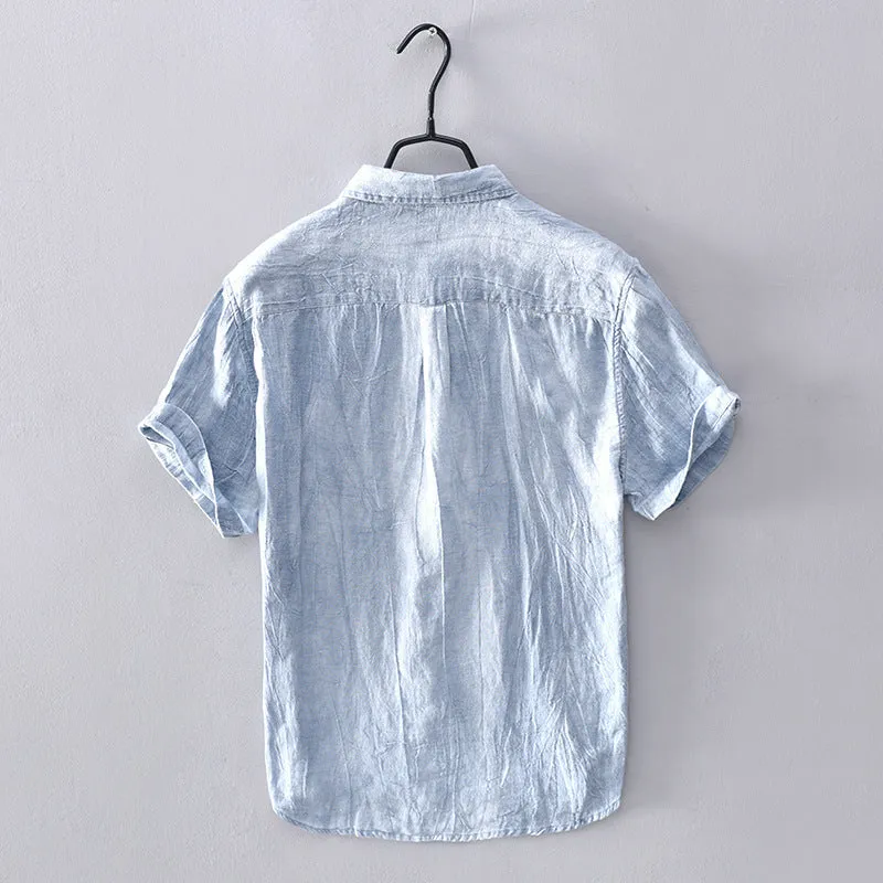 Graham Short Sleeve Linen Shirt
