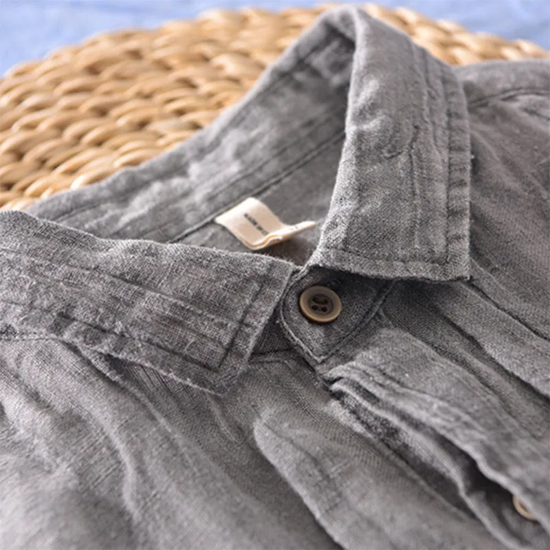 Graham Short Sleeve Linen Shirt