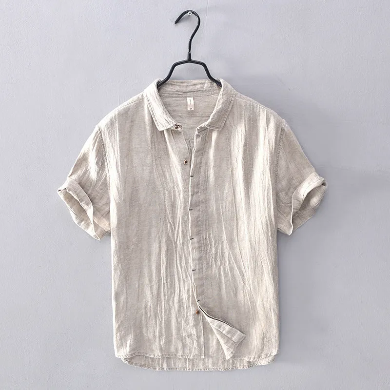 Graham Short Sleeve Linen Shirt