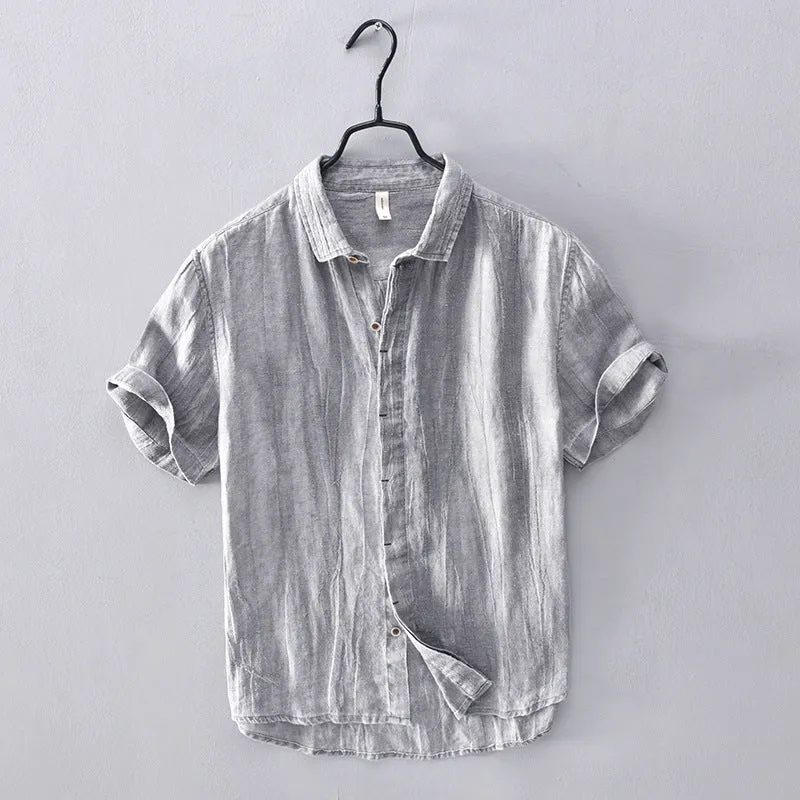 Graham Short Sleeve Linen Shirt