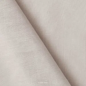 Grey Color Pure Cotton Linen Fabric (Width 52 Inches)