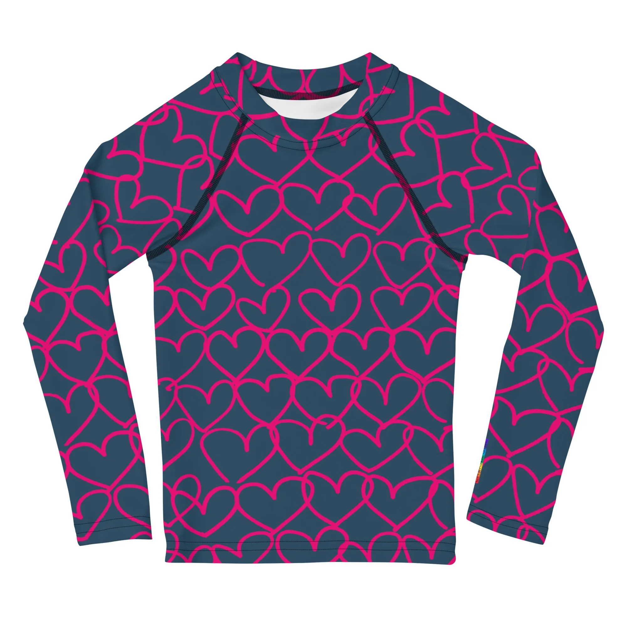 Grounded in Love Girls Rash Guard