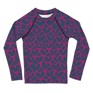 Grounded in Love Girls Rash Guard