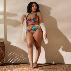 High-waisted bikini set for women